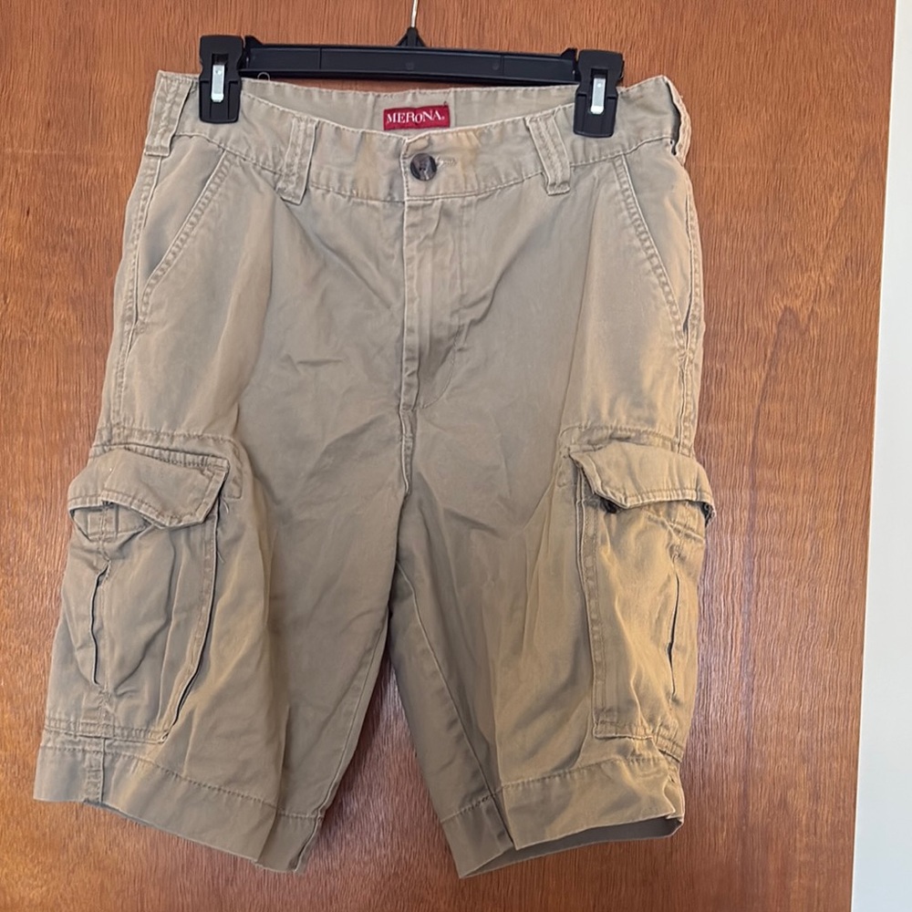 Merona Men's Khaki Cargo Shorts